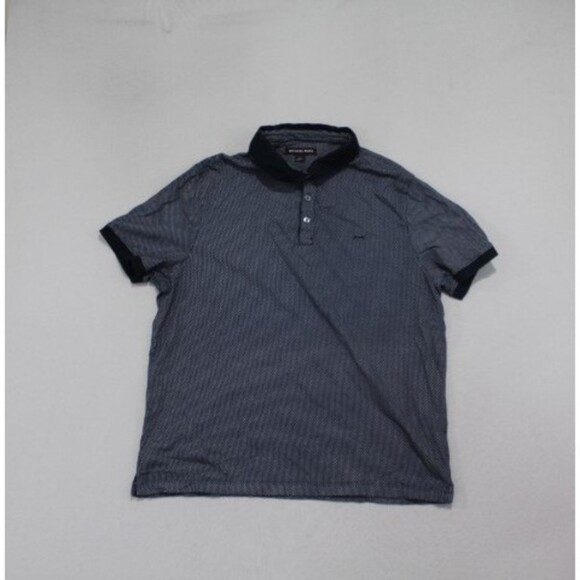 Michael Kors Men Golf Polo Shirt Blue Golf Polo Size Large - Picture 1 of 9